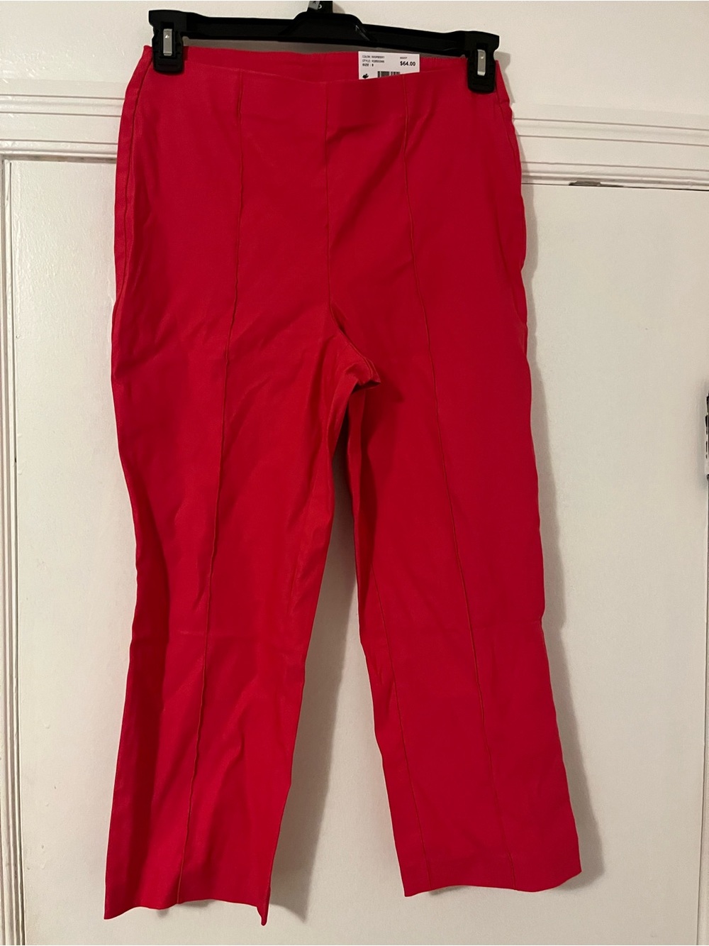 Rafaella Bright Pink Ponte Capri Pants
